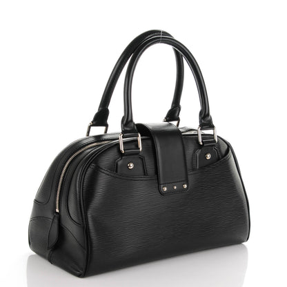 Louis Vuitton Epi Bowling Montaigne GM Black 3 of 8