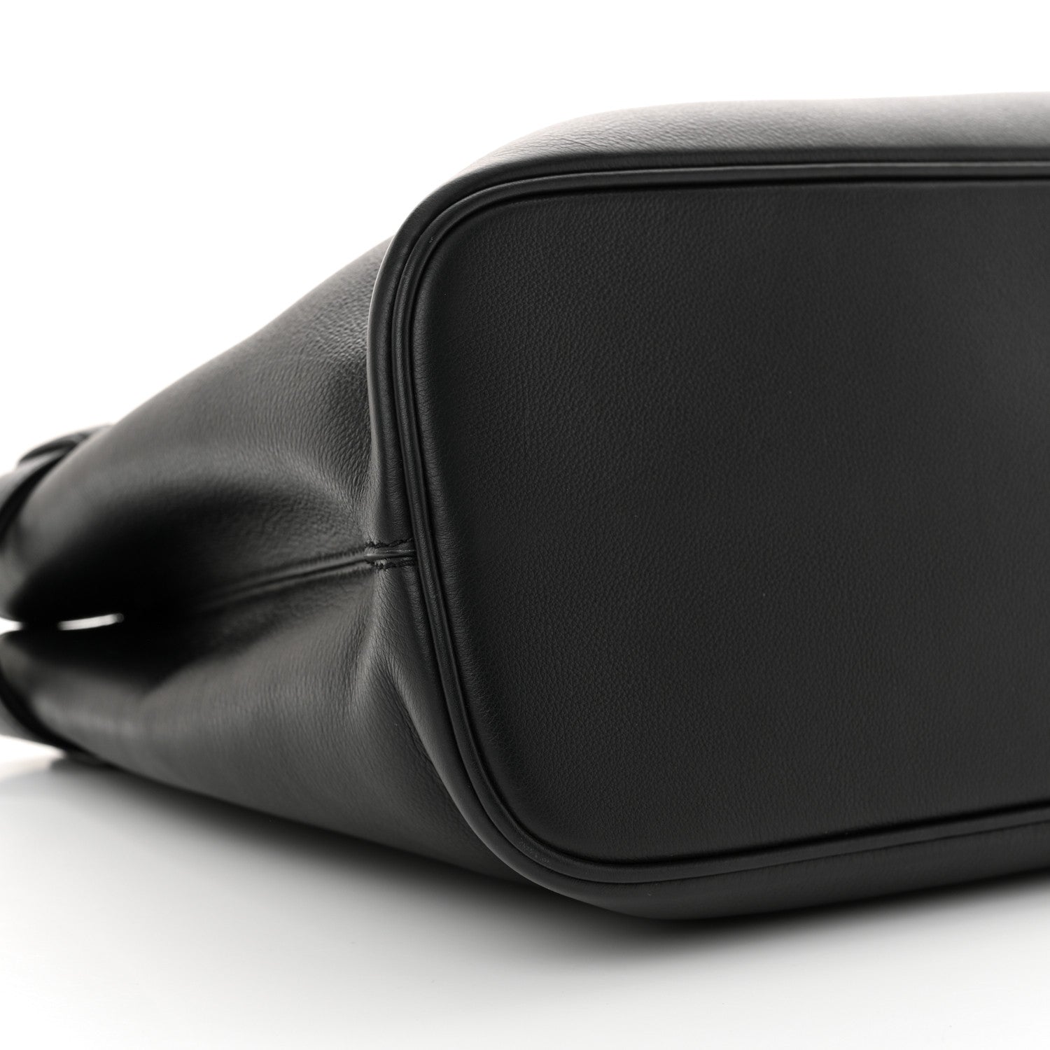 Prada Vitello Daino Large Buckle Bag With Belt Black 8 of 10