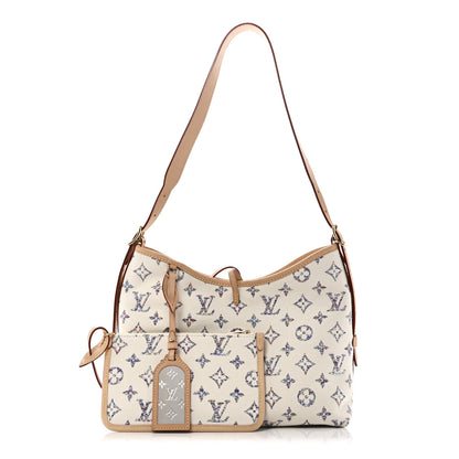 Louis Vuitton Monogram Jacquard CarryAll PM Multicolor Beige 1 of 12