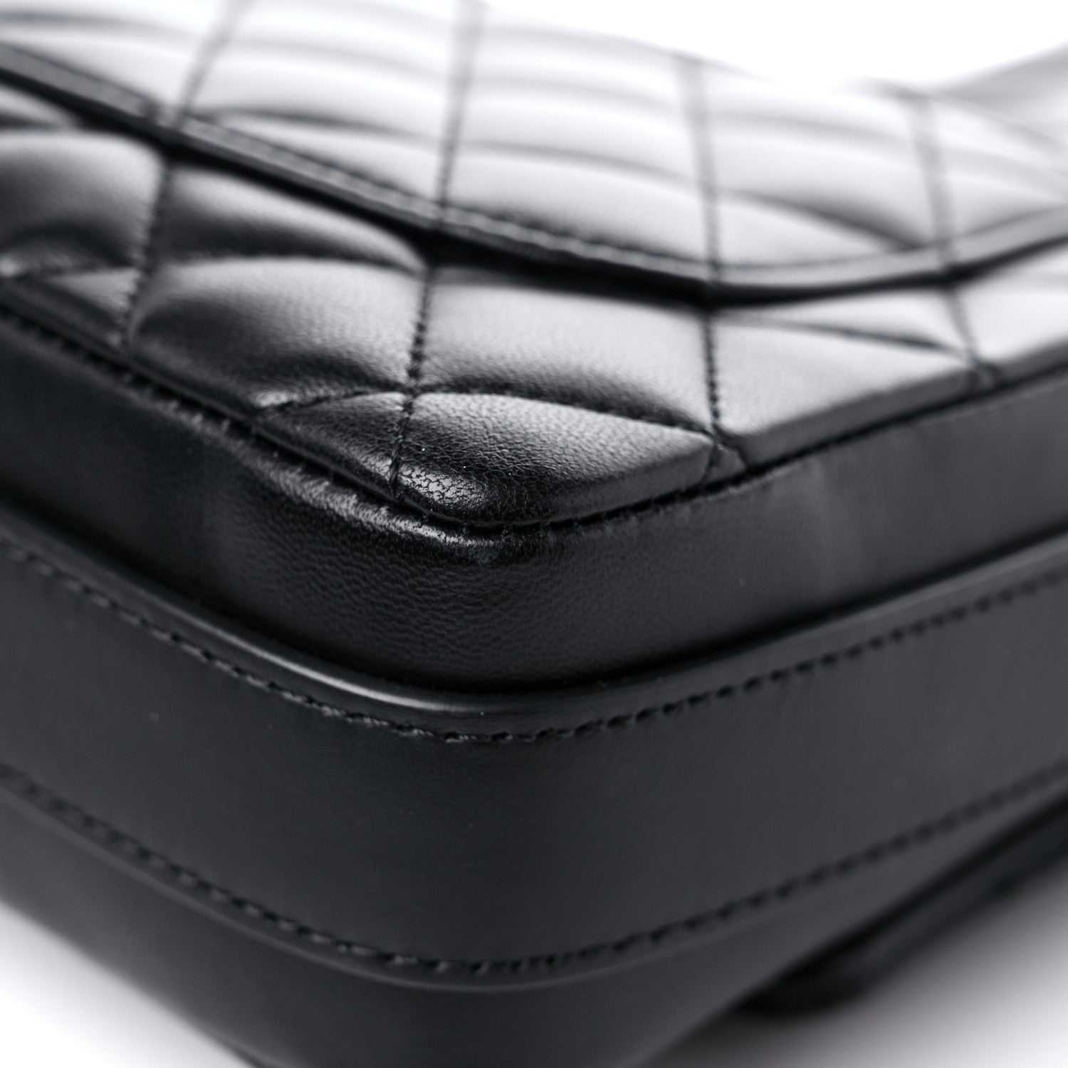 Chanel Calfskin Quilted Bolero De Chanel Flap Bag Black 11 of 14