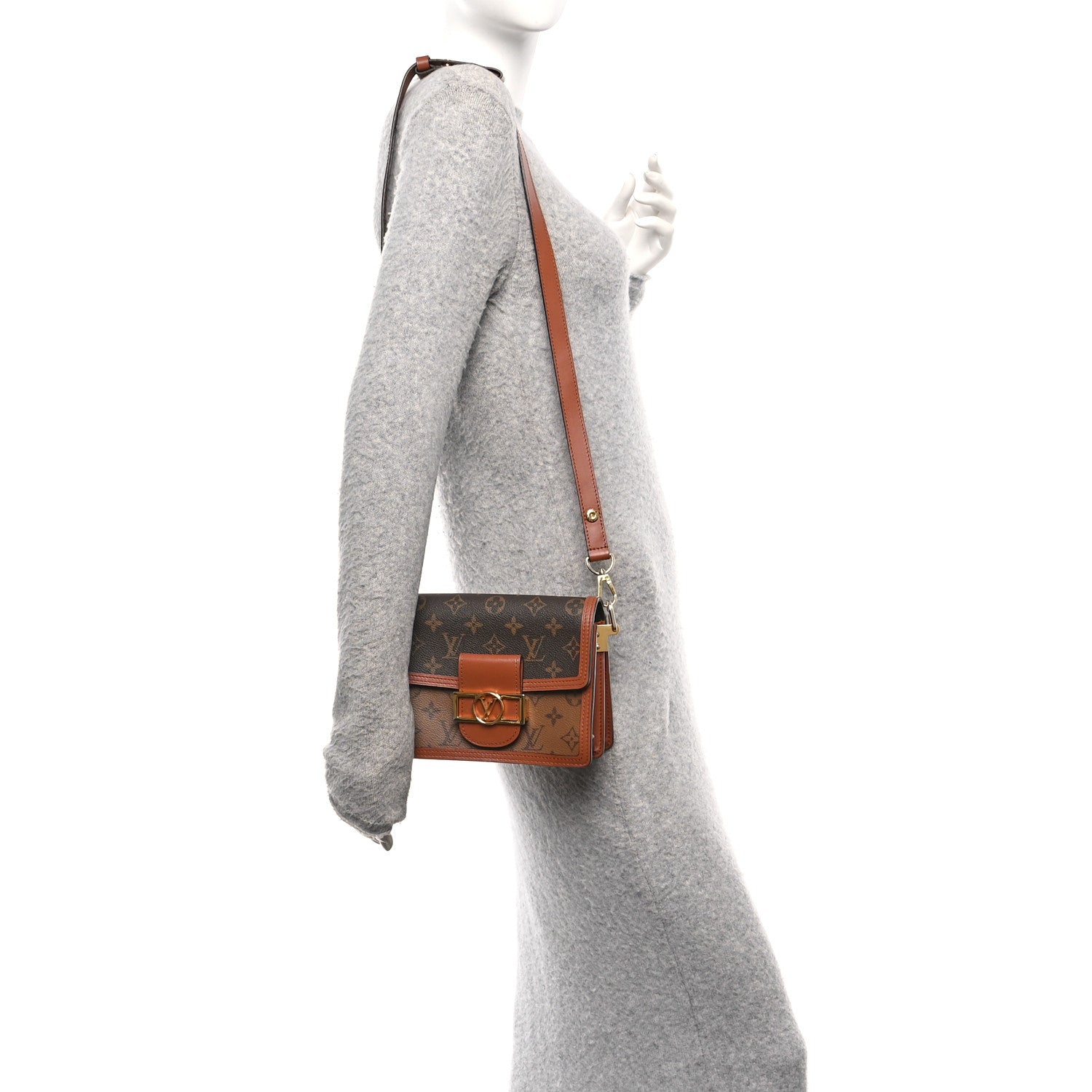 Louis Vuitton Reverse Monogram Dauphine Mini 2 of 10