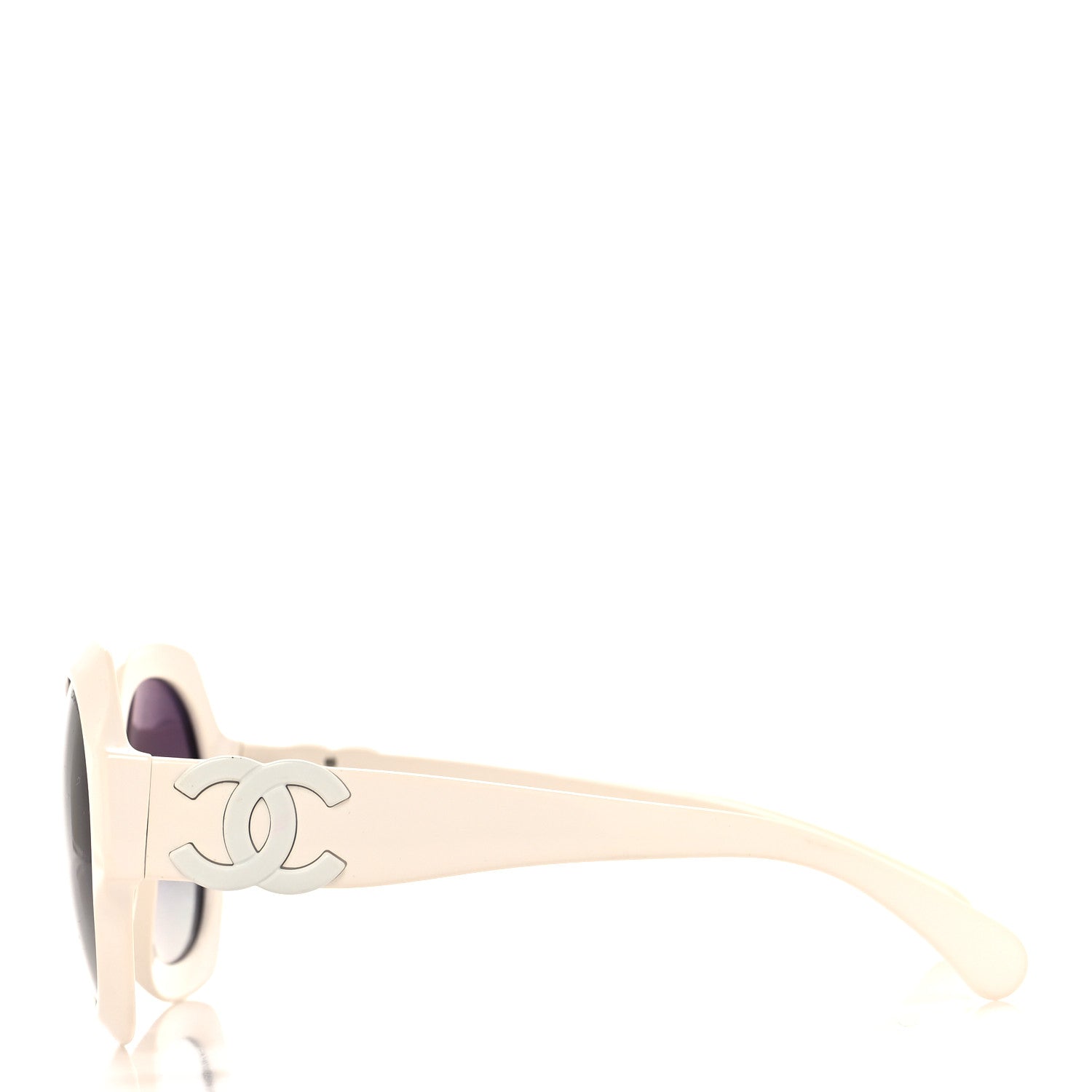 Chanel Acetate CC Sunglasses 71393A White 3 of 8