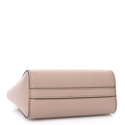 Prada Saffiano Soft Calfskin Mini Zippered Tote Cipria 4 of 10
