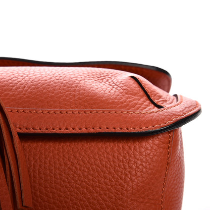 Gucci Cellarius Calfskin Medium Bamboo Daily Flap Shoulder Bag New Dark Orange 9 of 9