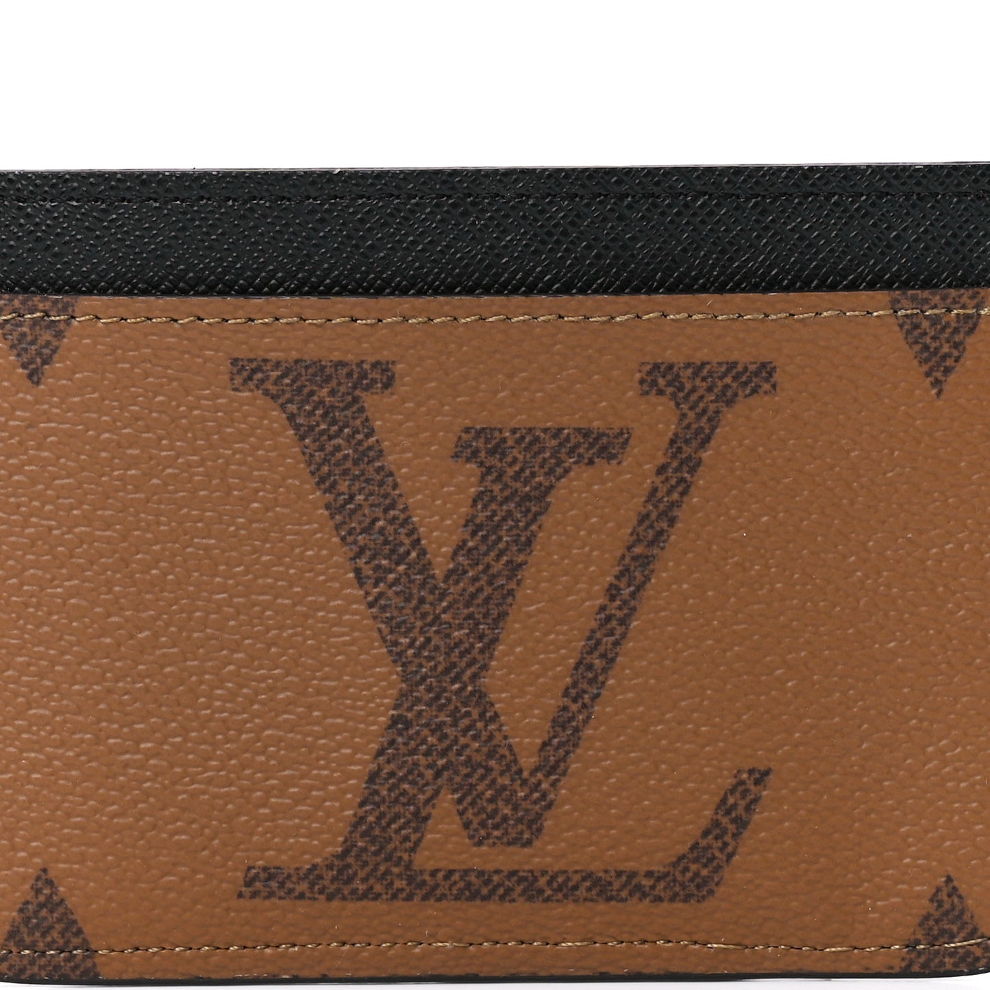 Reverse Monogram Side Up Card Holder