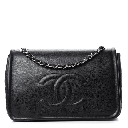 Chanel Caviar Large Timeless CC Flap Black 1 of 11