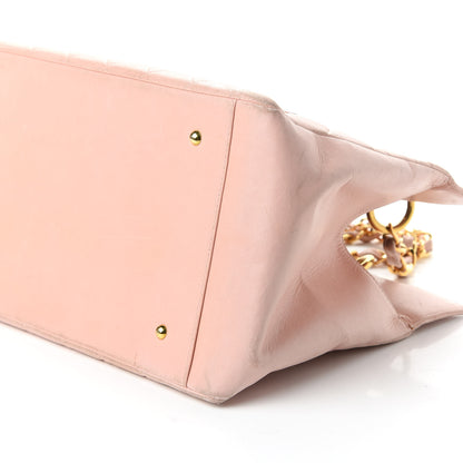 Chanel Lambskin Quilted Grand Shopping Tote GST Pink 7 of 18