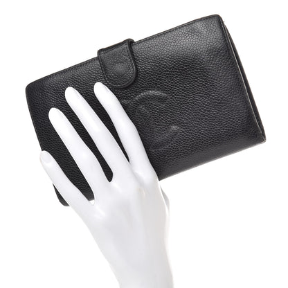 Chanel Caviar Timeless CC French Wallet Black 2 of 19