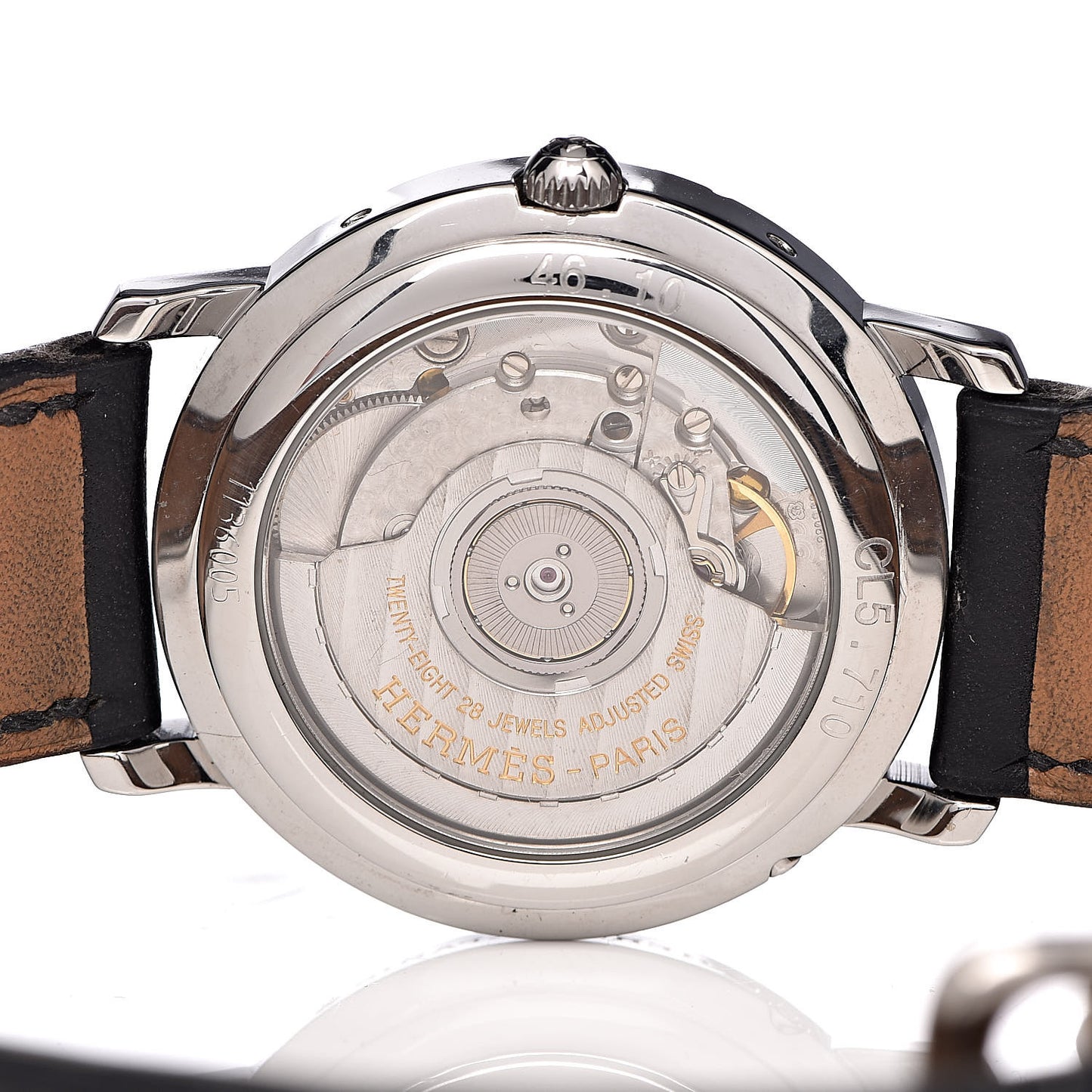 Stainless Steel Barenia 36mm Clipper Automatic Watch Noir