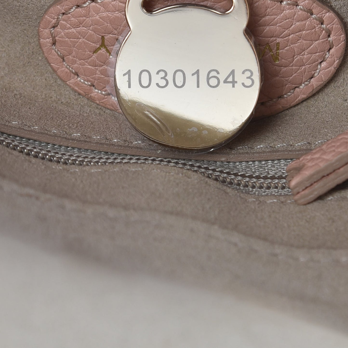 Natural Calfskin Small Lily Blush