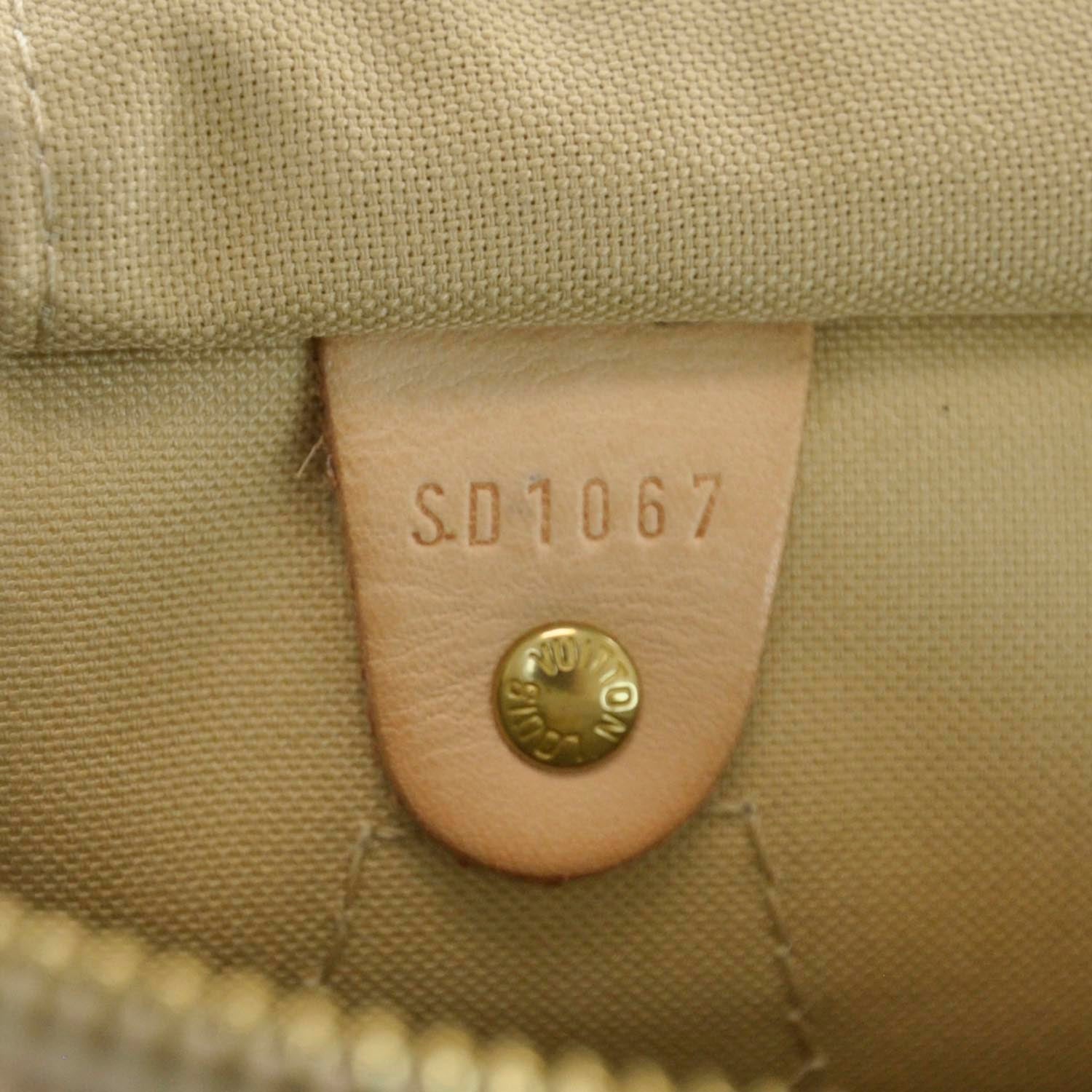 Louis Vuitton Damier Azur Speedy 30 8 of 8