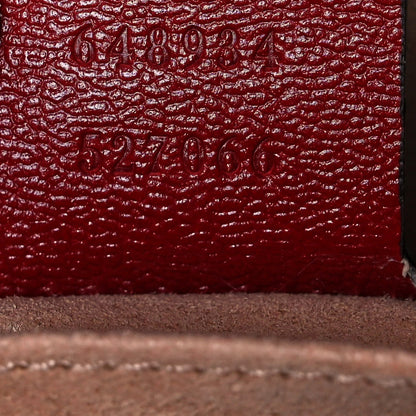 Gucci New Sakai Calfskin Lux Small Dahlia Messenger Shoulder Bag New Cherry Red 7 of 12