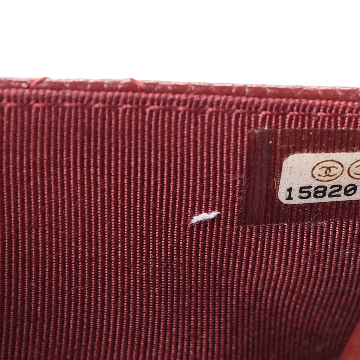 Chanel Caviar Quilted Wallet On Chain WOC Dark Red 7 of 12