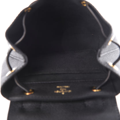 Louis Vuitton Calfskin Lockme Mini Backpack Black 5 of 10