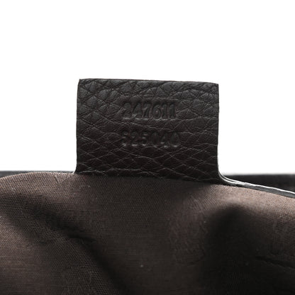 Gucci Calfskin Horsebit Web Dark Brown 7 of 12