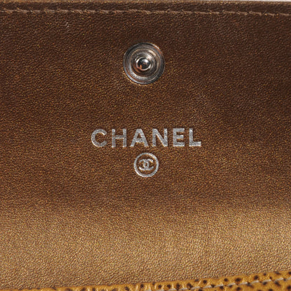 Chanel Caviar CC Card Holder Dark Gold 7 of 9