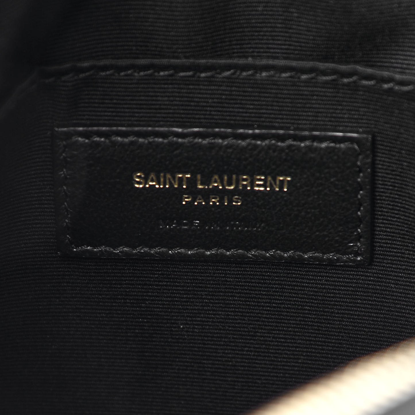 Calfskin Matelasse Monogram Lou Camera Bag Black