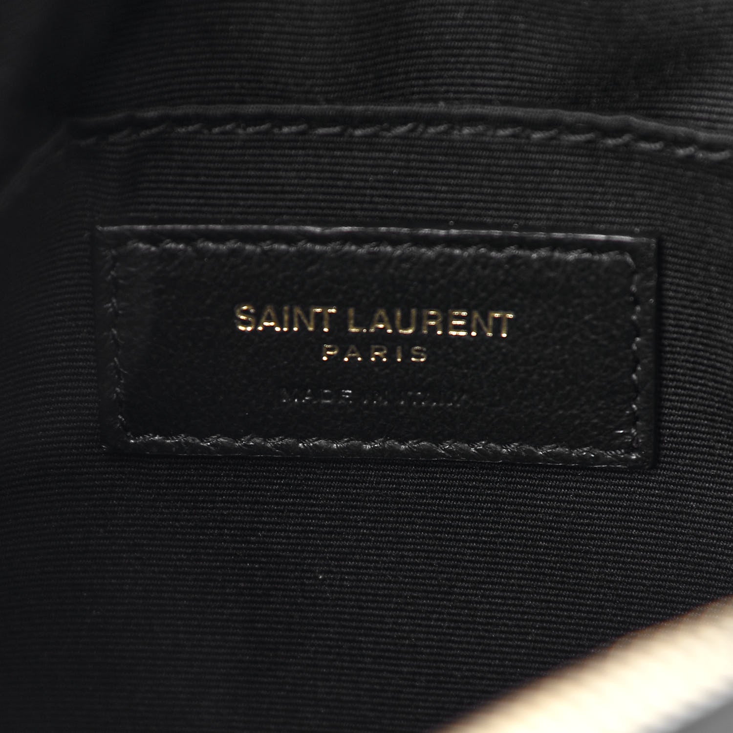 Saint Laurent Calfskin Matelasse Monogram Lou Camera Bag Black 6 of 8