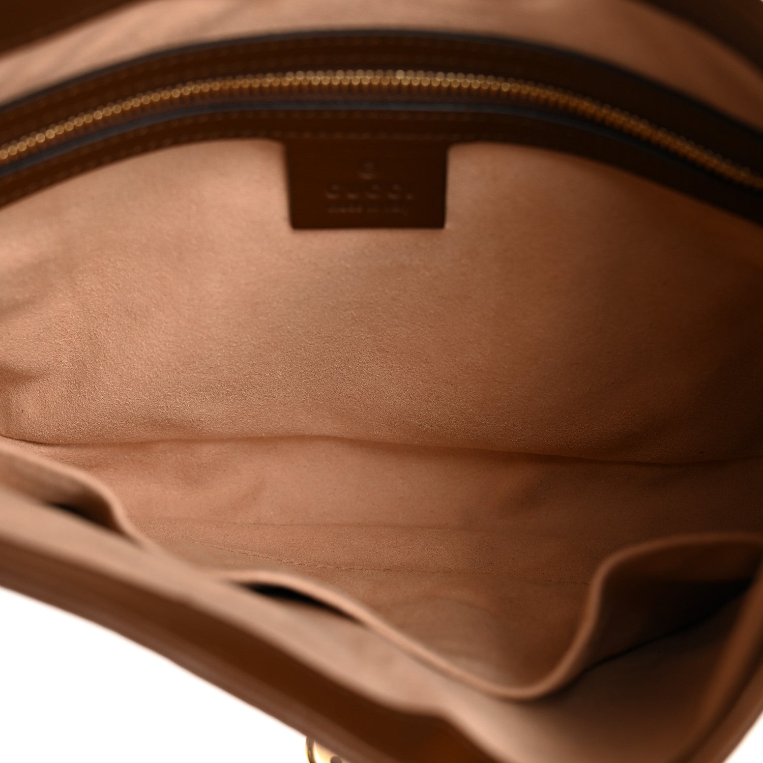 Gucci GG Supreme Monogram Azalea Calfskin Web Small Jackie 1961 Hobo Beige Ebony Brown Sugar 5 of 10