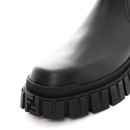 Fendi Calfskin Rubber Mens Fendi Force Chelsea Boots 9 Black 9 of 12
