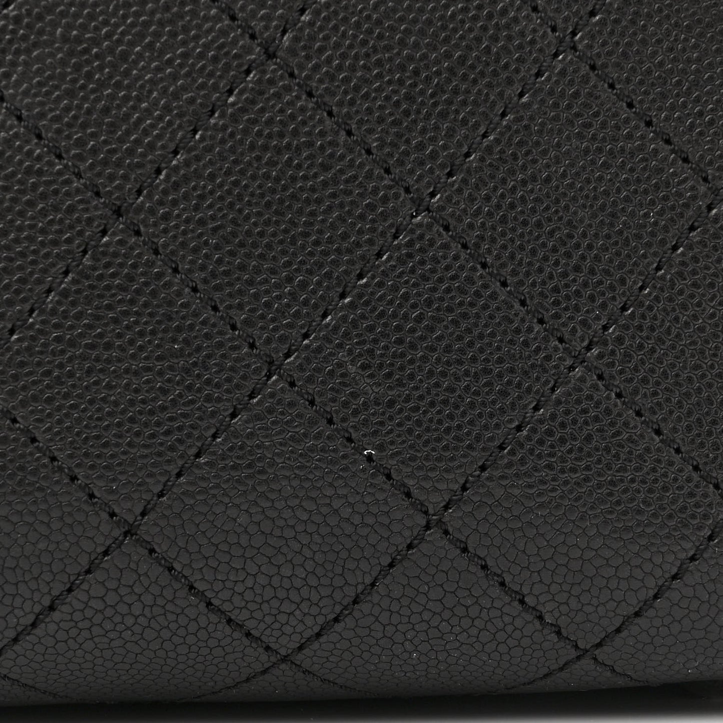 Calfskin Stitched Hamptons Tote Black