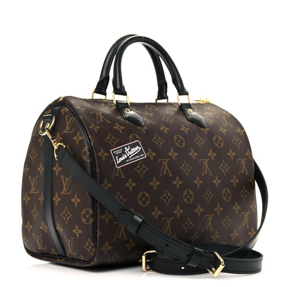 Louis Vuitton Monogram My World Tour Speedy Bandouliere 30 Black 2 of 11