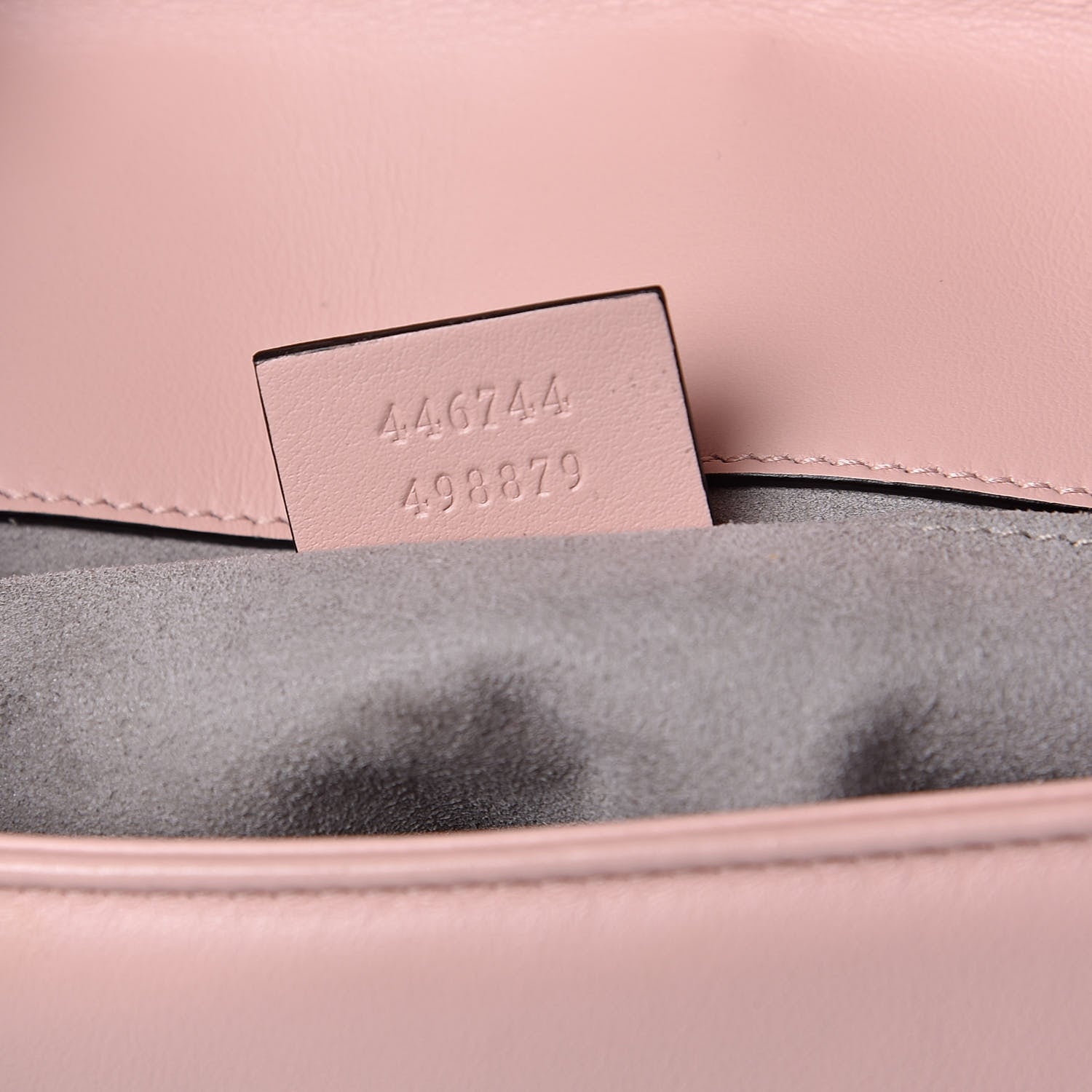 Gucci Calfskin Matelasse Mini GG Marmont Shoulder Bag Perfect Pink 8 of 14