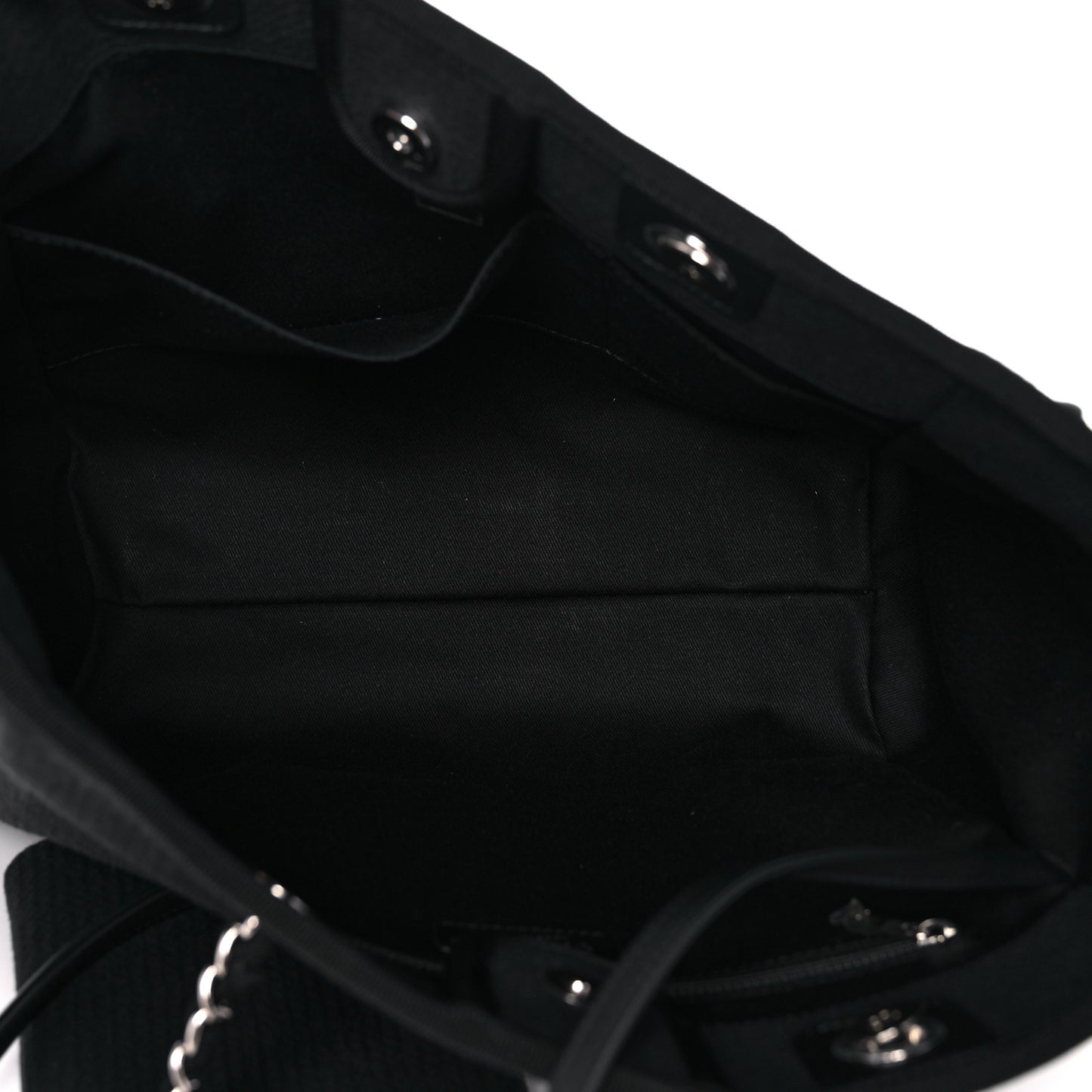Mixed Fibers Small Deauville Tote Black