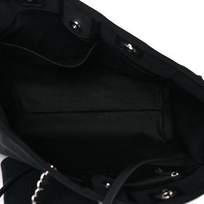 Chanel Mixed Fibers Small Deauville Tote Black 5 of 11