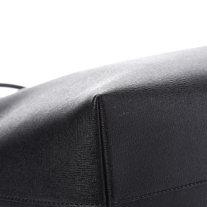Fendi Vitello Elite Cuoio Monster Buggies Medium Roll Tote Black Multicolor Blue Cobalto 8 of 11