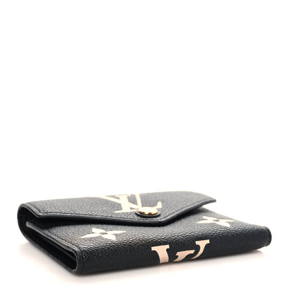 Louis Vuitton Empreinte Monogram Giant Victorine Wallet Black Beige 4 of 6