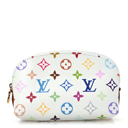 Louis Vuitton LV X TM Monogram Multicolor Cosmetic Pouch PM White 1 of 7