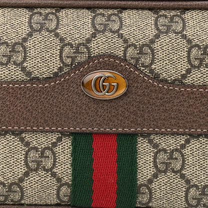Gucci GG Supreme Monogram Web Mini Ophidia GG Bag Brown 7 of 10