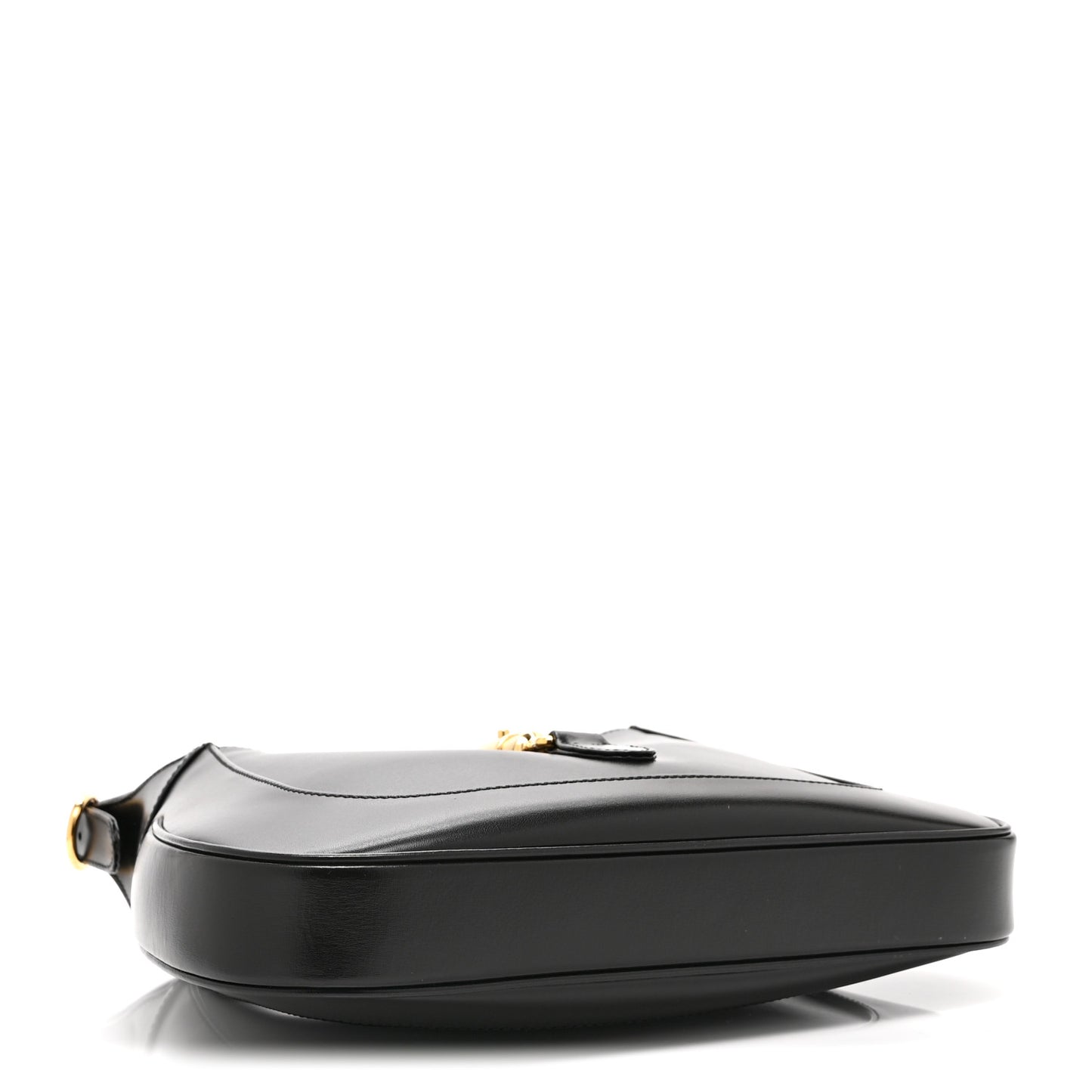 Boarded Dyana Lux Calfskin Small Jackie 1961 Hobo Black