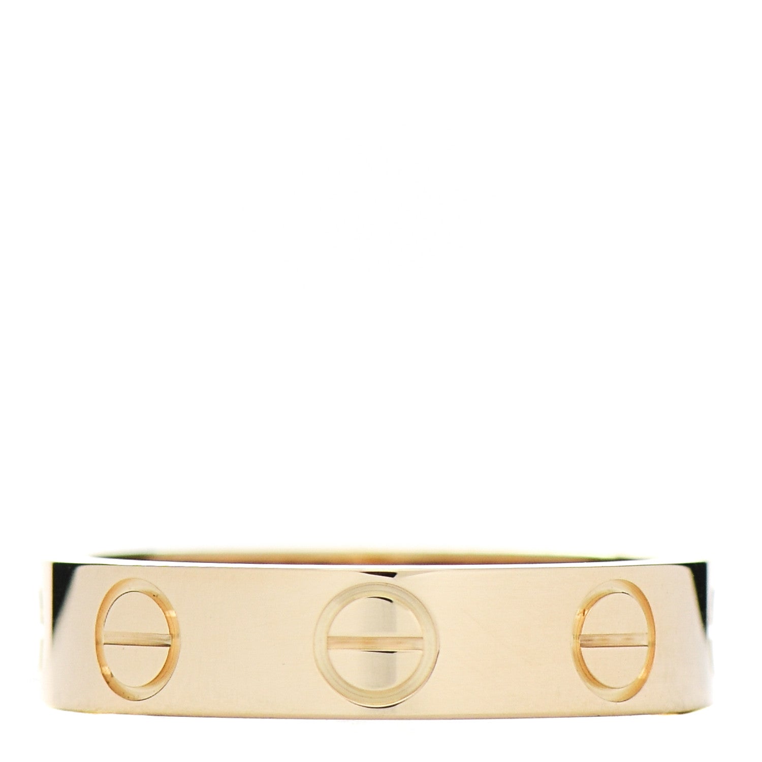 Cartier 18K Yellow Gold 3.5mm LOVE Wedding Band Ring 44 3 1 of 4