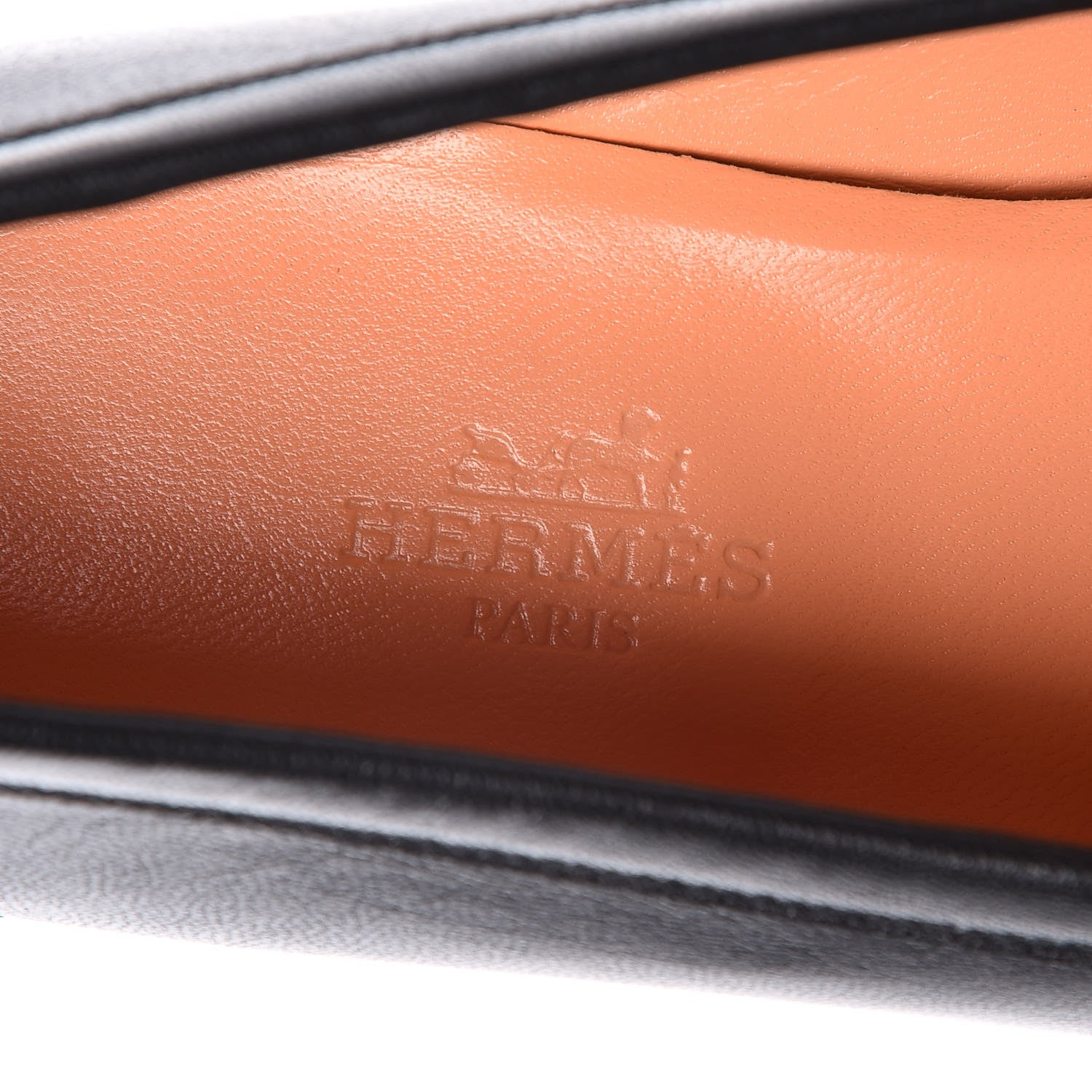 Hermes Goatskin Paris Loafers 36.5 Black 7 of 10