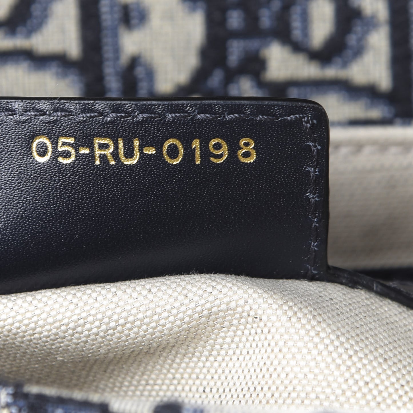 Oblique Saddle Bag Blue