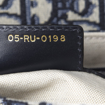 Christian Dior Oblique Saddle Bag Blue 6 of 10