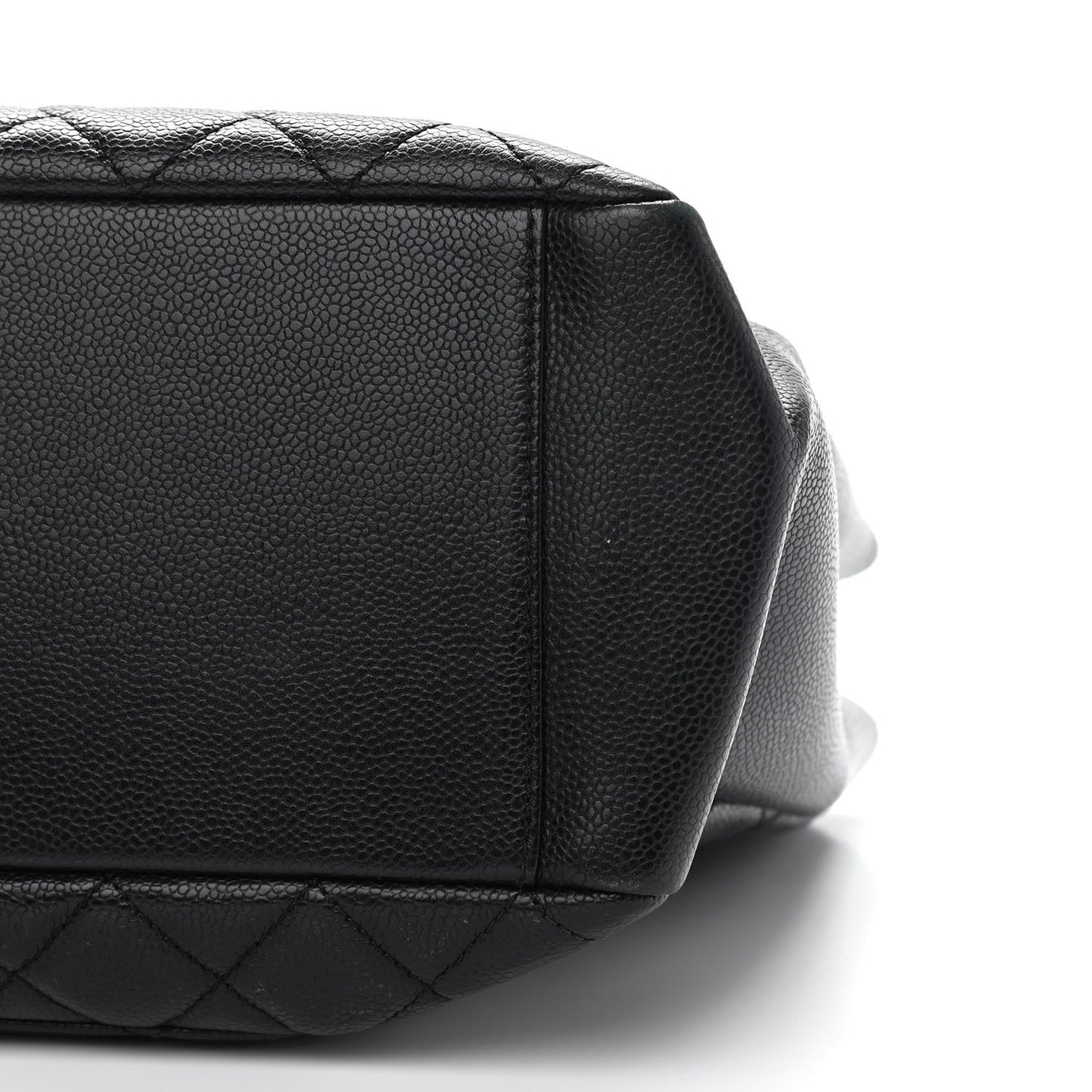 Caviar Quilted Grand Shopping Tote GST Black