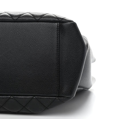 Chanel Caviar Quilted Grand Shopping Tote GST Black 9 of 11