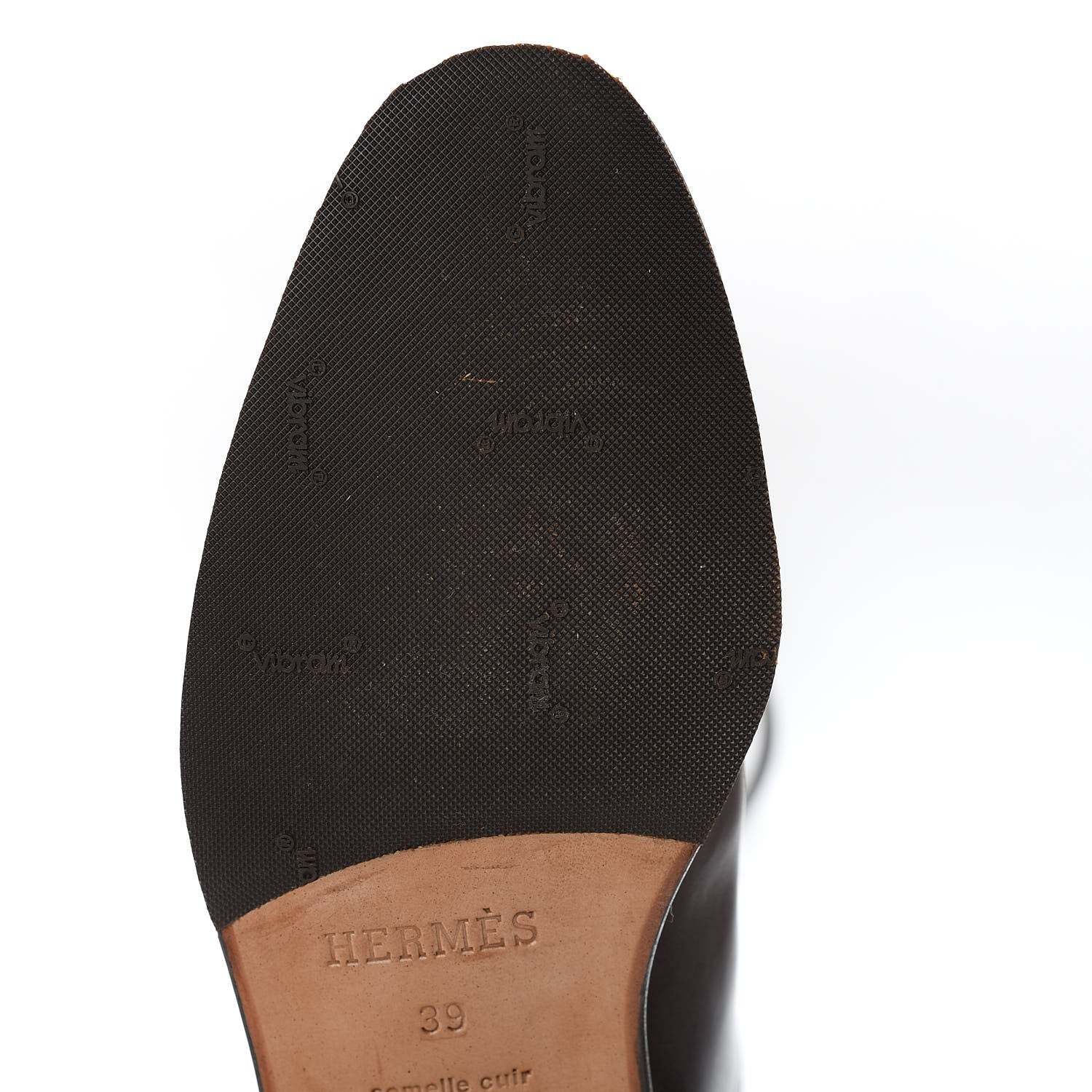 Hermes Box Kelly Jumping Boots 39 Chocolate 10 of 17