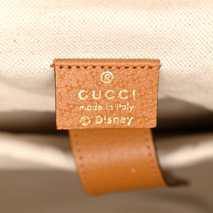 Gucci X DISNEY Mini Vintage GG Supreme Monogram Mickey Mouse Medium Backpack Beige Vintage Sun Oil 6 of 8