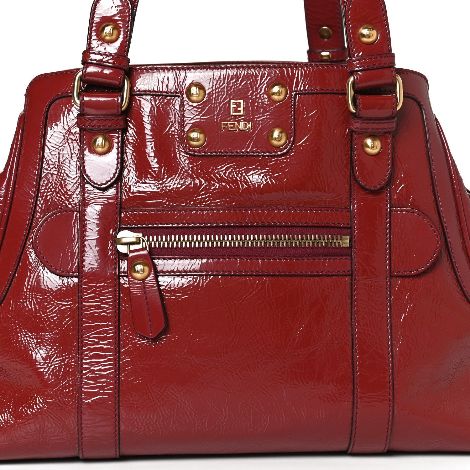Fendi Vitello Naplak Small Bag De Jour Rosso 8 of 12