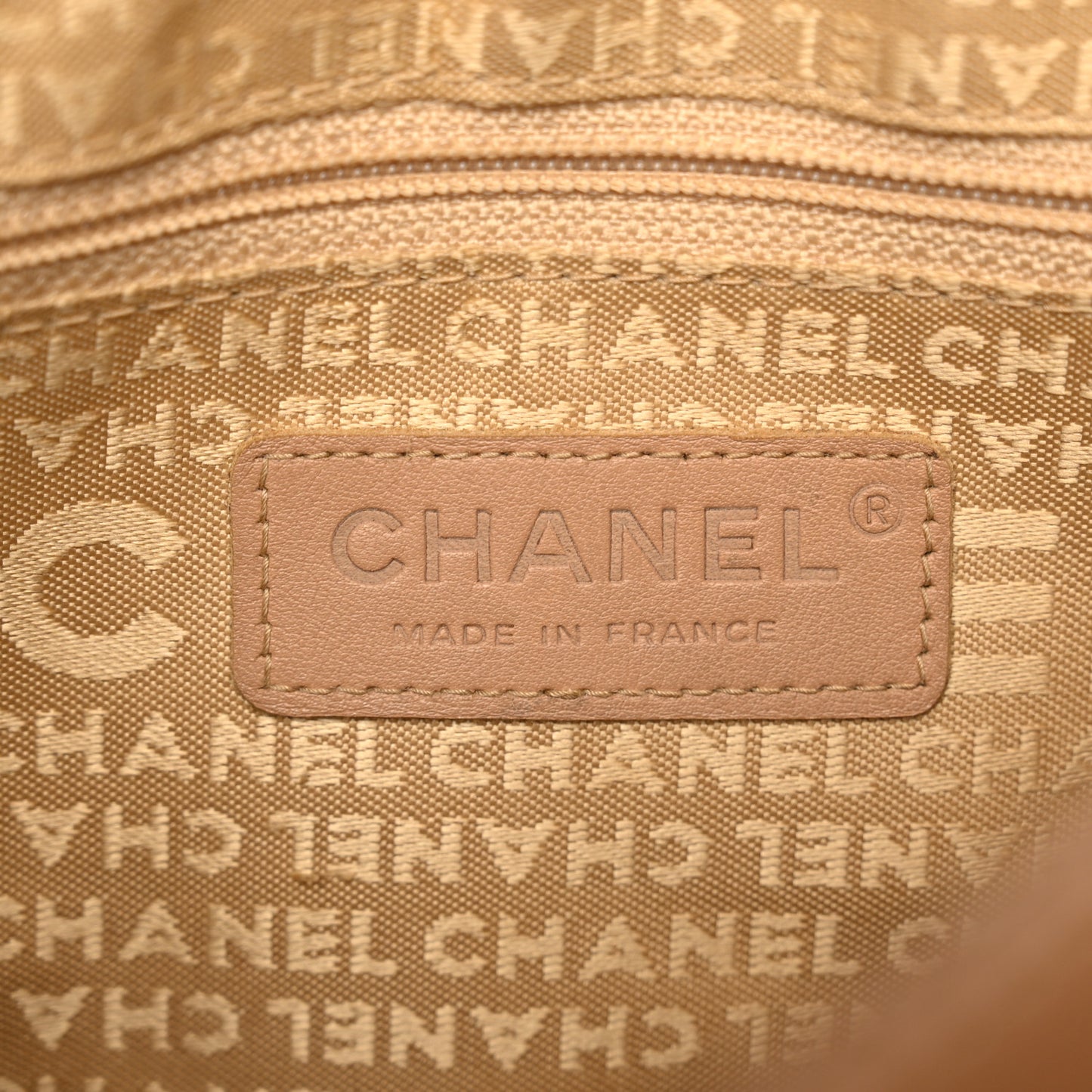 Caviar Quilted Mini Accordion Flap Beige