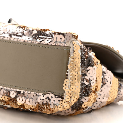 Chanel Sequin Striped Medium Reissue Flap Multicolor 10 of 10