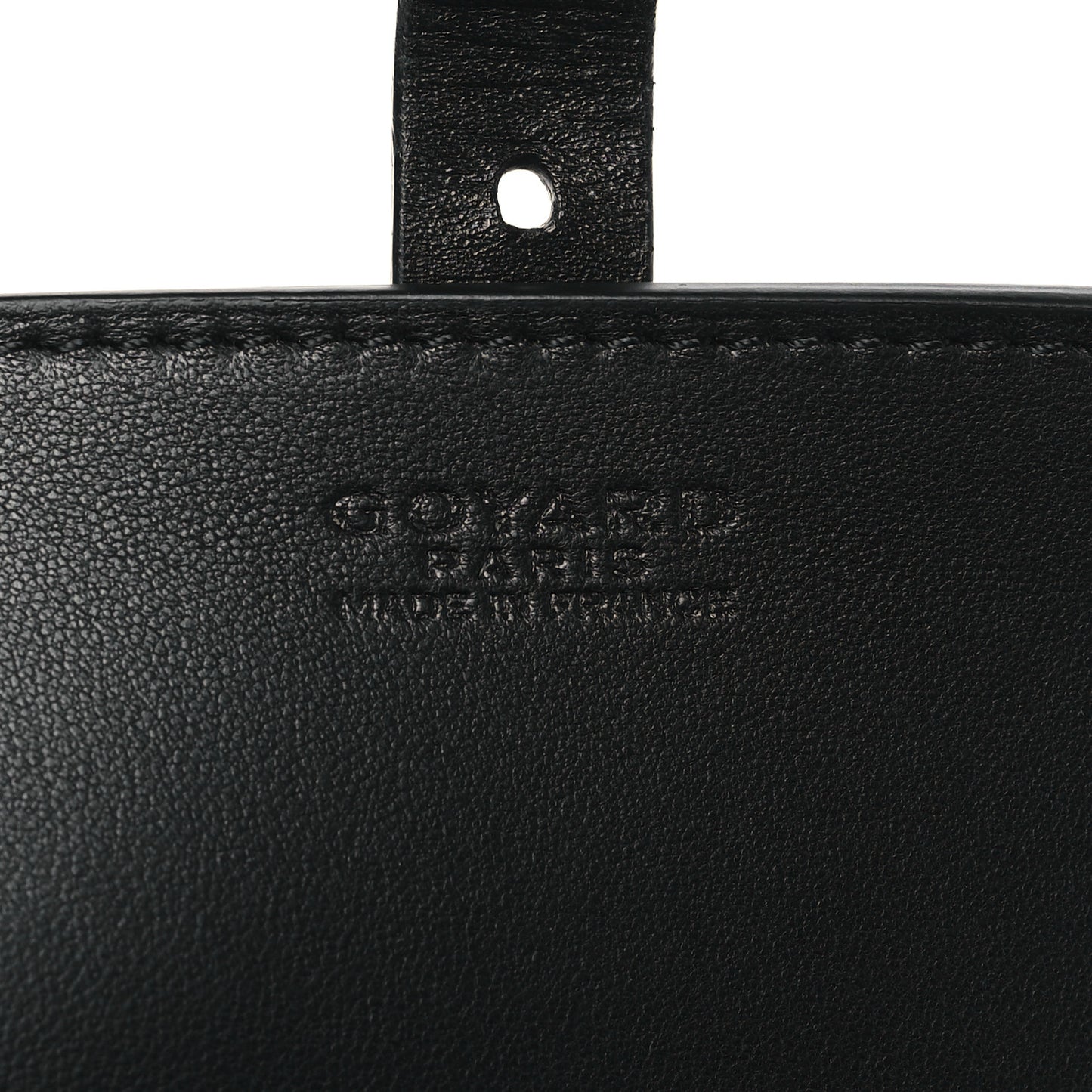 Goyardine Double Travel Watch Case Black