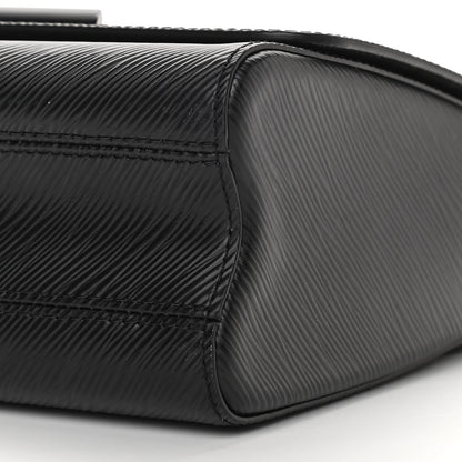 Louis Vuitton Epi Twist Shoulder Bag MM Matte Black 10 of 12