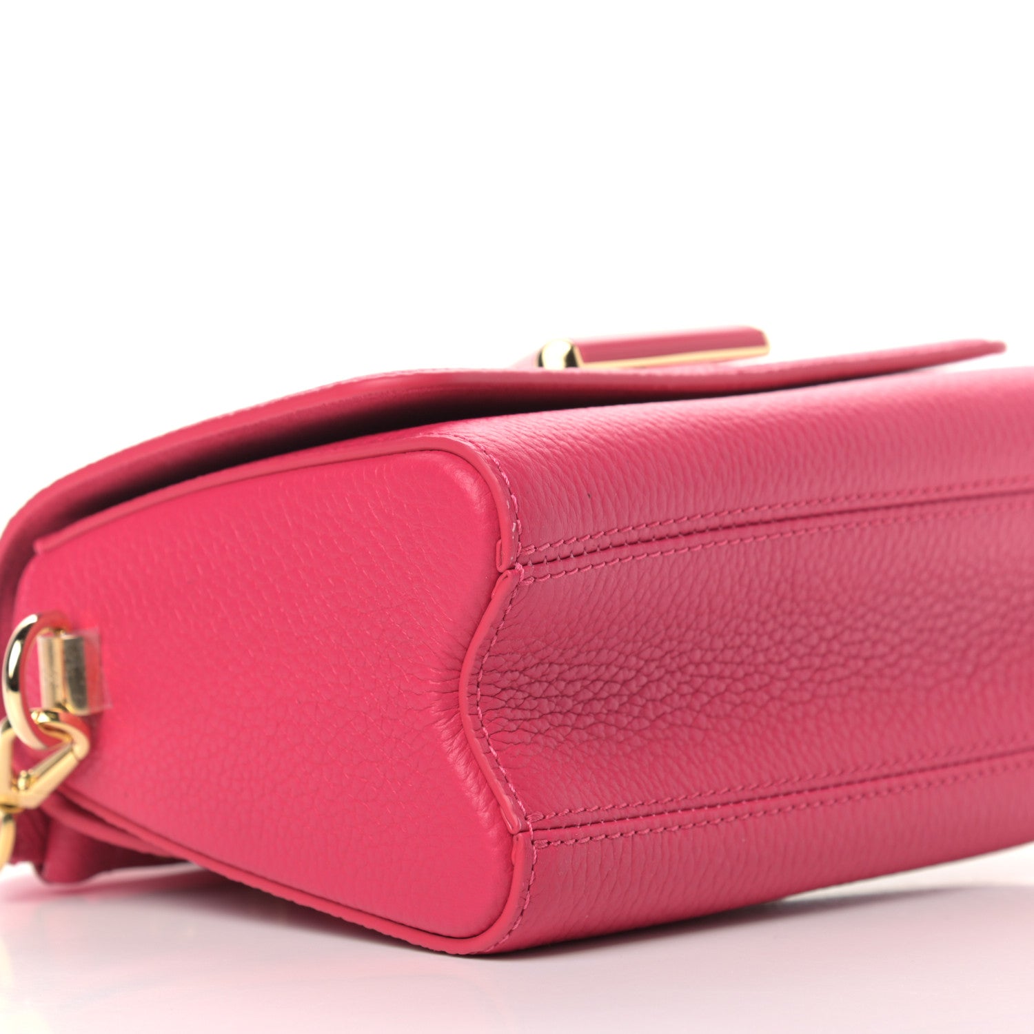 Louis Vuitton Taurillon Smooth Calfskin Scrunchie Twist One Handle PM Pondichery Pink 7 of 8
