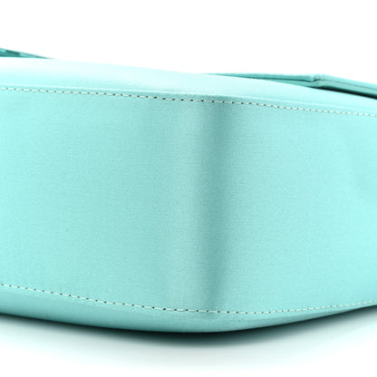 Fendi X TIFFANY Satin Nappa Silver Baguette Blue Tiffany Silver 7 of 11
