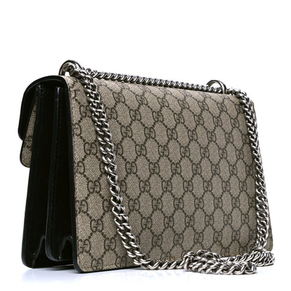 Gucci GG Supreme Monogram Small Dionysus Shoulder Bag Black 2 of 7